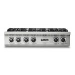 PARRILLA VIKING 36"ACERO INOXIDABLE 6 QUEMADORES VRT5366B